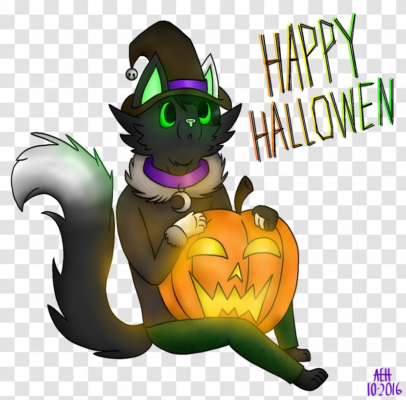 Cat Halloween Cartoon Pumpkin - Film Series - Happy Transparent PNG