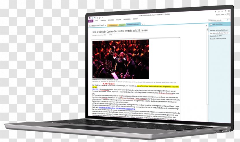 Computer Software Microsoft OneNote Office - 2013 Transparent PNG