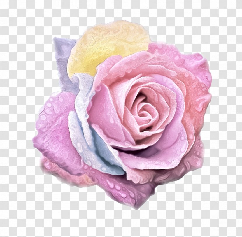 Rose Cut Flowers Clip Art Image - Lavender - Aesthetic Background Transparent PNG
