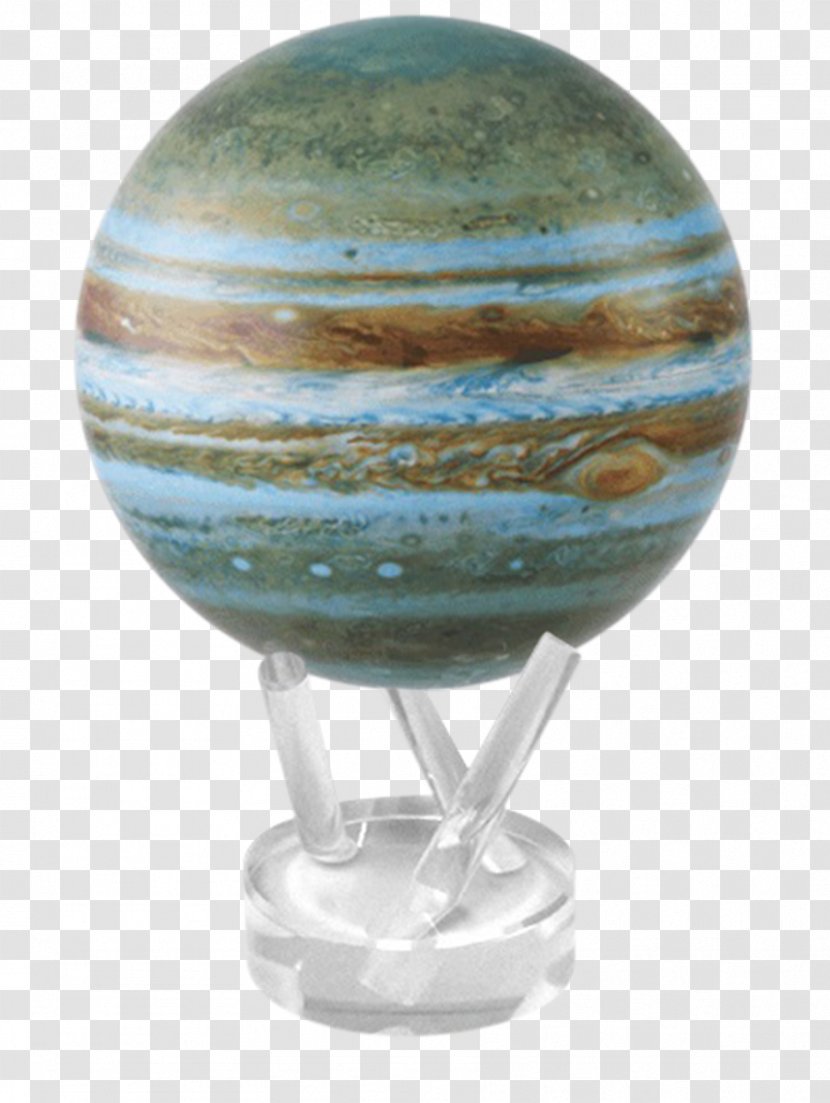 Jupiter MOVA Globe Earth Planet - Great Red Spot Transparent PNG