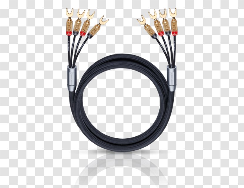 Speaker Wire Electrical Cable Bi-wiring Loudspeaker Bi-amping And Tri-amping - Biwiring Transparent PNG