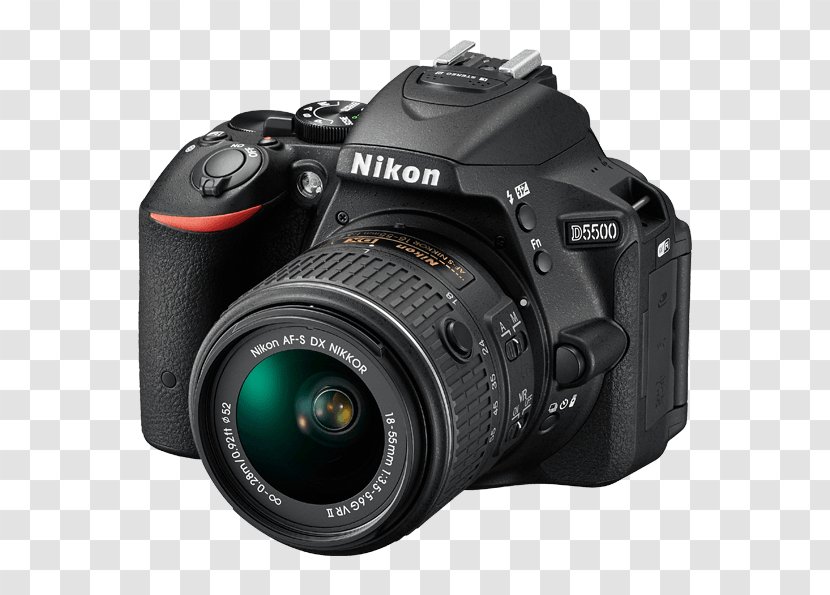 Nikon D5600 D5500 Digital SLR DX Format - Slr - Camera Transparent PNG