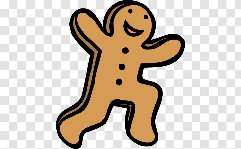 The Gingerbread Man Fairy Tale Clip Art Transparent PNG