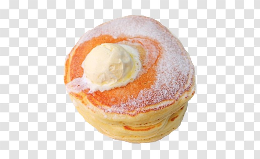 Pancake Food - Baked Goods - Sweet Rolls Cream Bun Transparent PNG