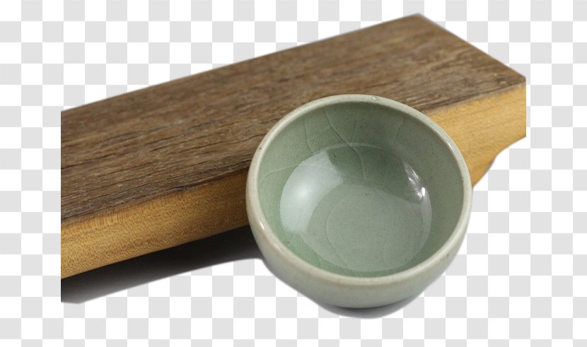 Ceramic Bowl Cup - Gray Transparent PNG
