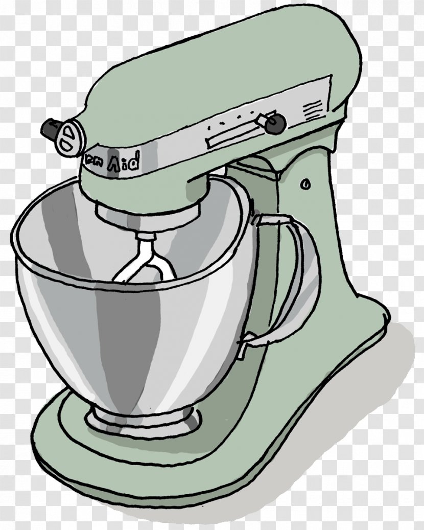 Mixer Small Appliance Kitchen Home Transparent PNG
