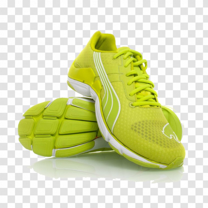 Puma Shoe Sneakers Nike Footwear - Sportswear - Green Running Shoes Transparent PNG