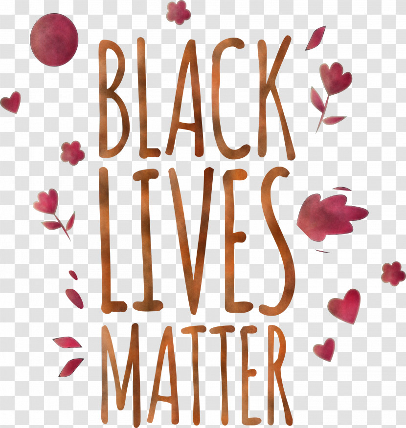 Black Lives Matter STOP RACISM Transparent PNG