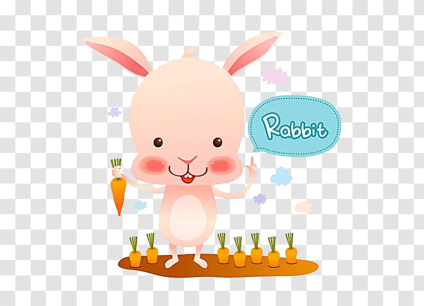 Software - Color - Cartoon Rabbit Transparent PNG