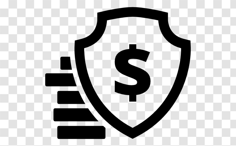 Insurance Money Investment - Black And White - Shield Silhouette Transparent PNG