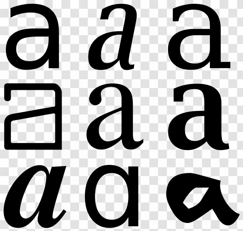 Letter Latin Alphabet Writing - Black And White - Açai Transparent PNG