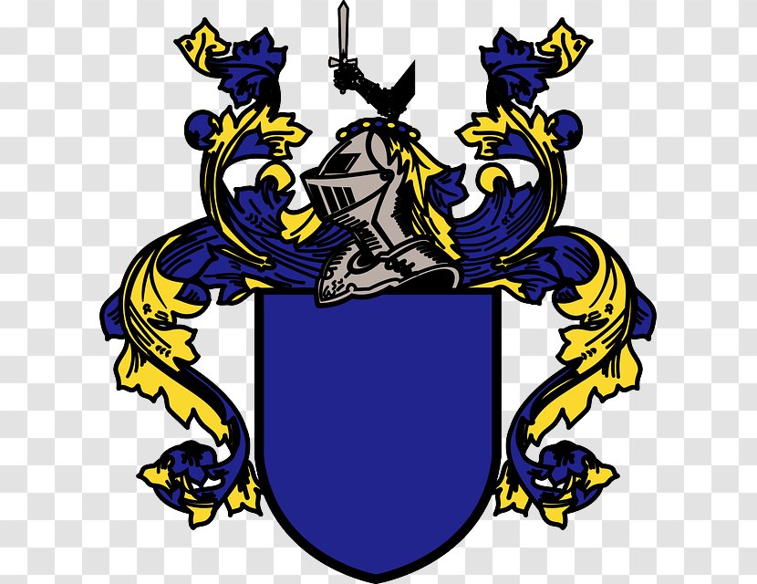 Coat Of Arms Crest Knight Heraldry - Surname Transparent PNG