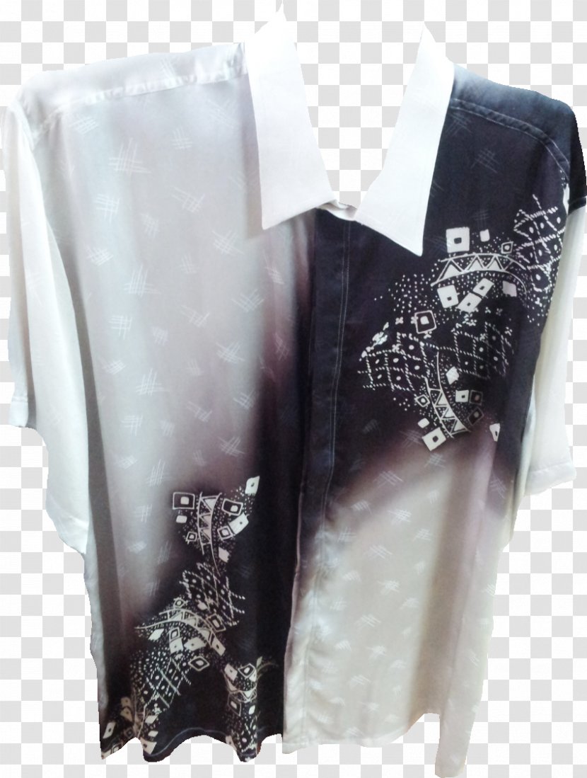 Dress Shirt Batik Sleeve Silk - Flower - Malaysia Transparent PNG