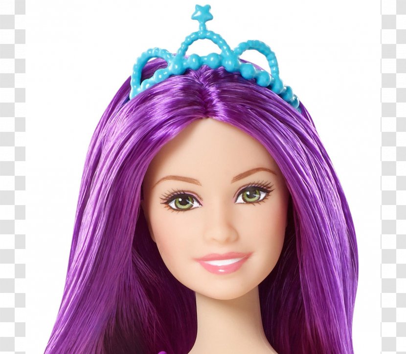 Teresa Barbie In A Mermaid Tale Doll Toy - Violet Transparent PNG