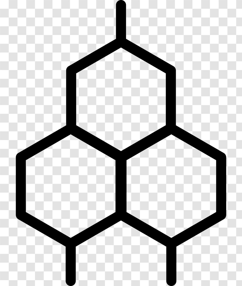 Honey Bee Honeycomb Hexagon Shape - Snowflake Transparent PNG