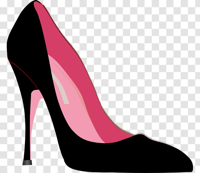 High-heeled Shoe Clip Art - Royaltyfree - Heel Transparent PNG