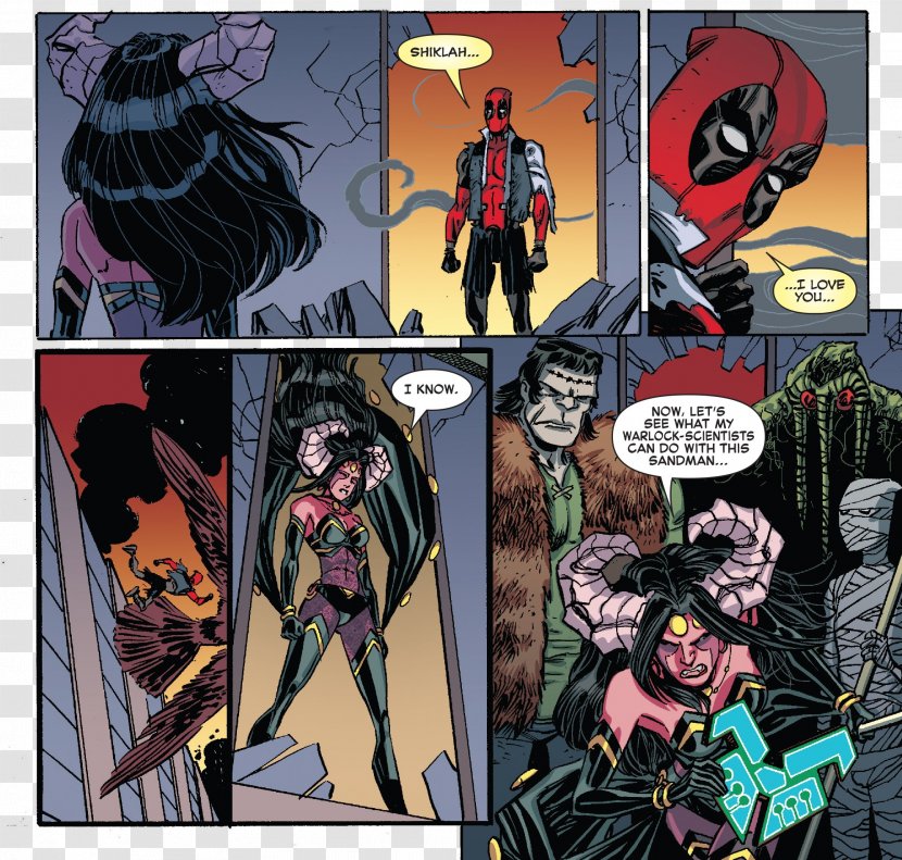 Deadpool Spider-Man Comics Captain America Domino - Joker Transparent PNG