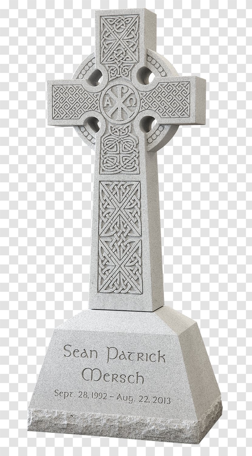 Headstone Crucifix Memorial Cross Las Vegas - Celtic Transparent PNG