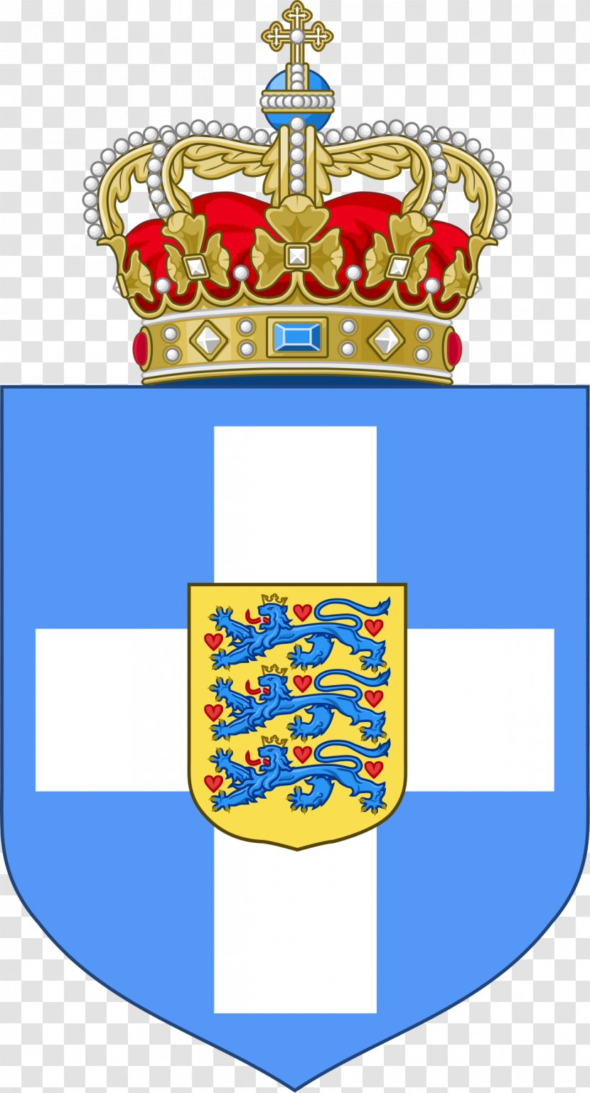 Danish Royal Family Cypher British Crown Regalia - Christian V Of Denmark Transparent PNG
