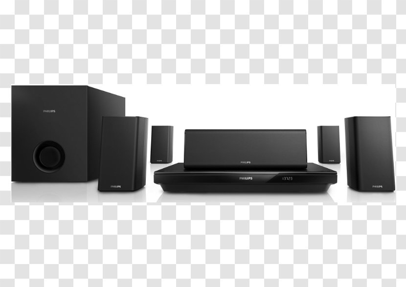 Blu-ray Disc Home Theater Systems Philips 5.1 Surround Sound Audio - Music Centre - Dvd Transparent PNG