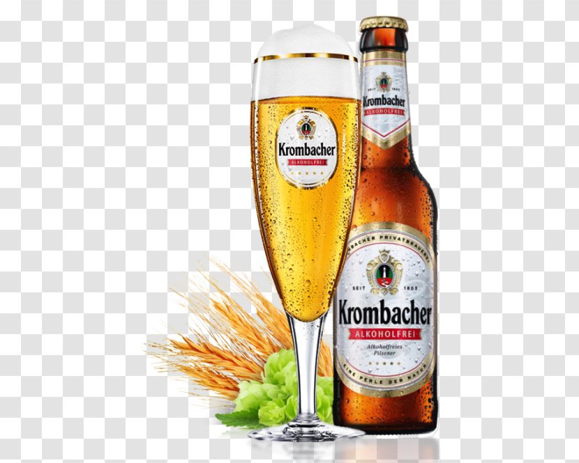 Krombacher Brauerei Beer Cocktail Pilsner Wheat - Alcoholic Beverage Transparent PNG