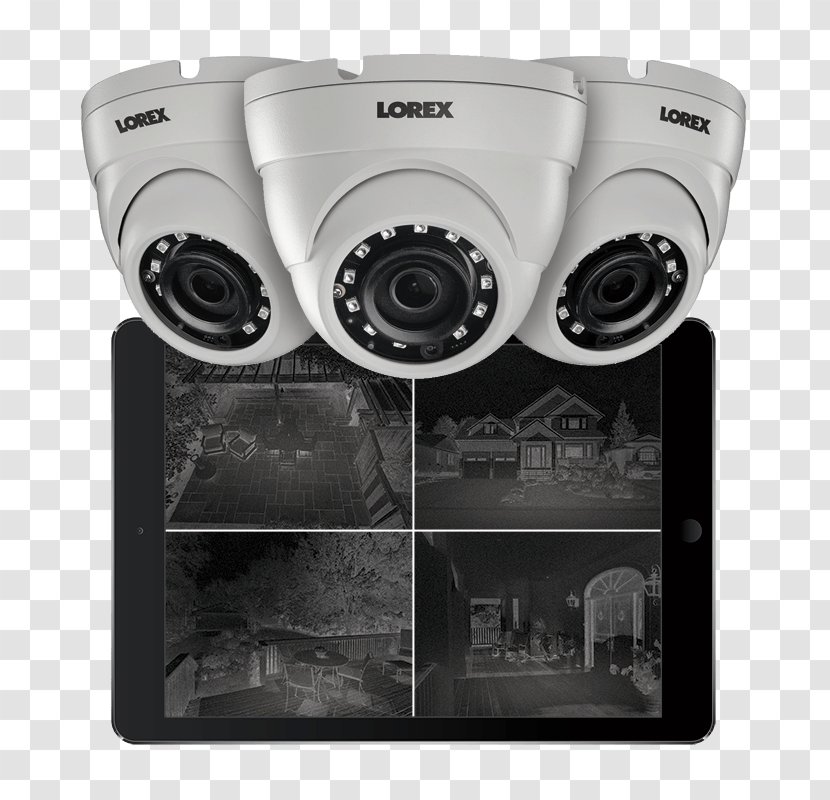 Digital Cameras Closed-circuit Television Lorex Technology Inc IP Camera Network Video Recorder - Lens Transparent PNG