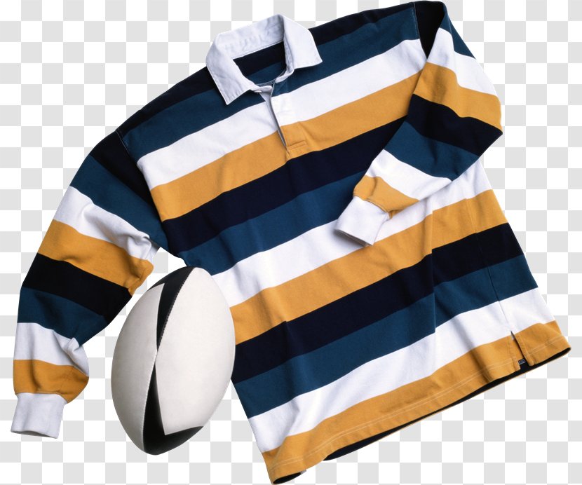 Rugby Shirt American Football Jersey - Union - Pelotas Transparent PNG