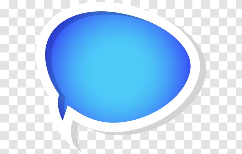 Text Speech Balloon Blue Editing - White - Bubbles Cliparts Transparent PNG