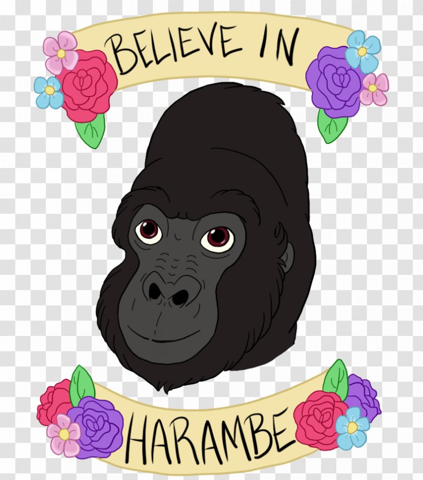 Gorilla Human Behavior Clip Art - Ape - Harambe Transparent PNG