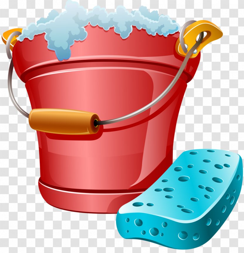 Cleaning Bucket Maid Service Cleaner Clip Art - Mop Transparent PNG