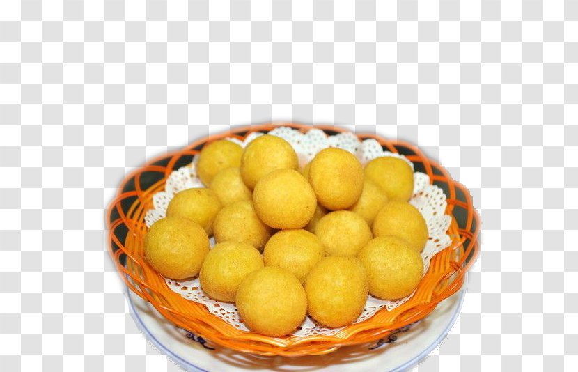Vegetarian Cuisine Pumpkin - Food - A Basket Of Yellow Balls Transparent PNG
