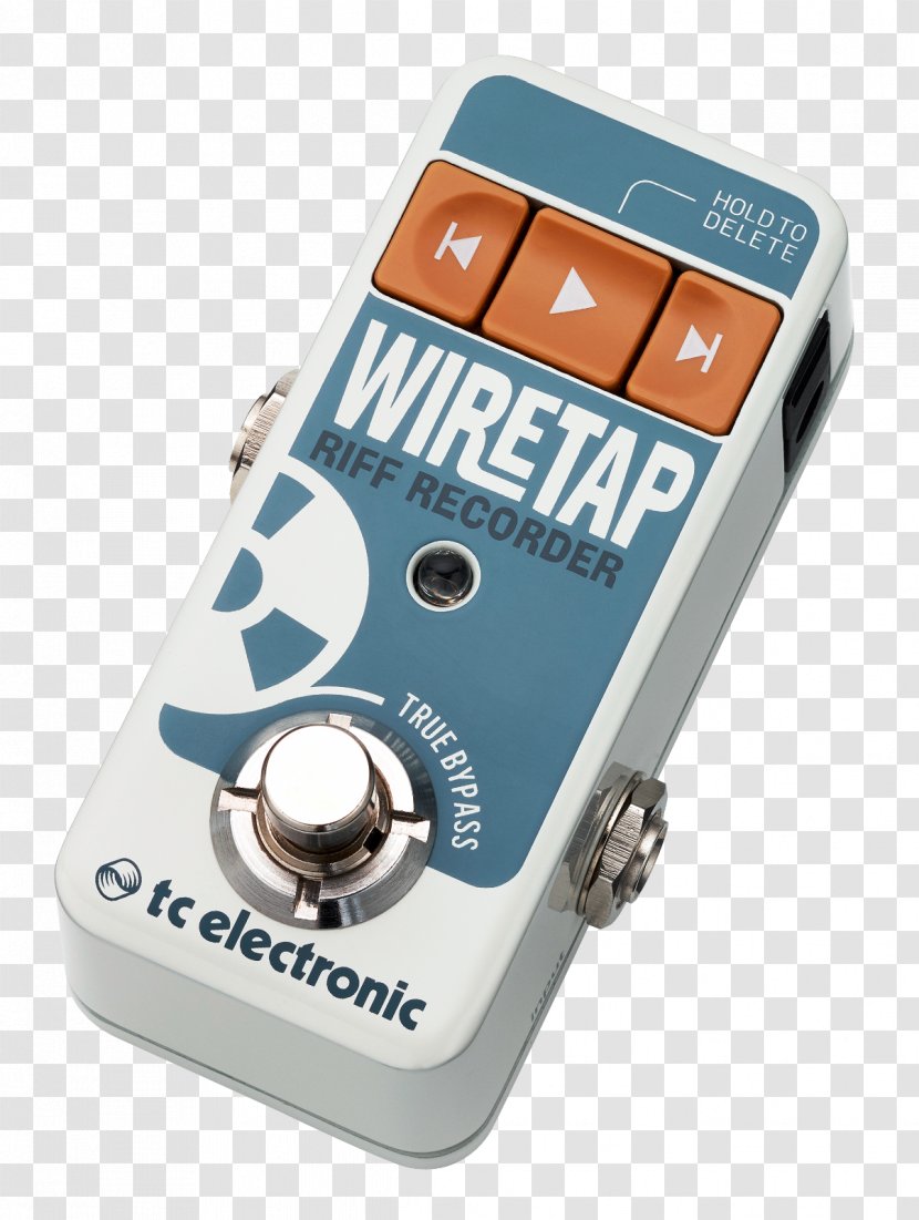 TC Electronic Wiretap Riff Recorder Effects Processors & Pedals Electric Guitar - Flower Transparent PNG