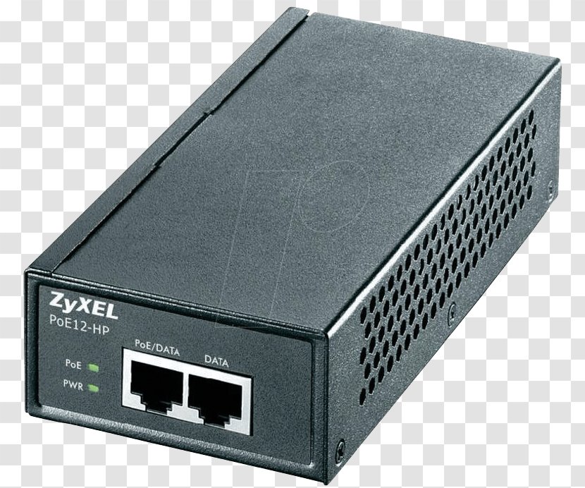 Power Over Ethernet Gigabit Zyxel IEEE 802.3at Transparent PNG