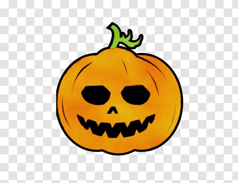 Halloween Pumpkin Cartoon - Cucurbita Vegetarian Food Transparent PNG
