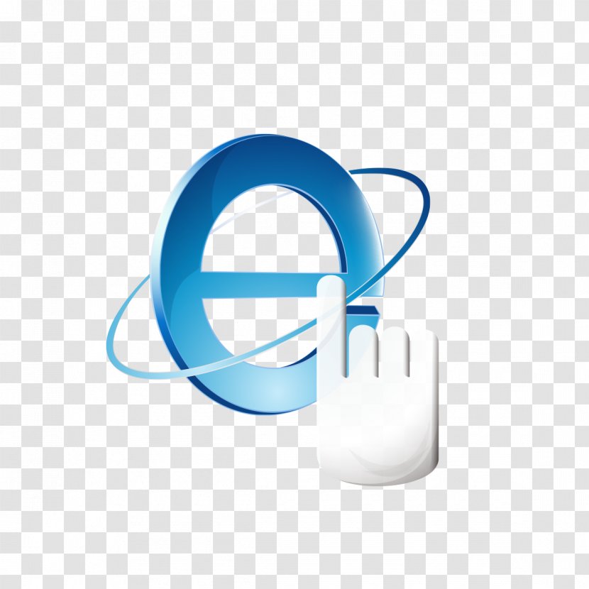 Logo Brand Font - Blue - Click The Network Button Transparent PNG