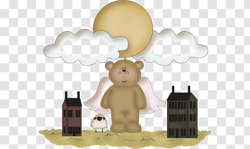 Gratis Illustration - Tree - Angel Bear Transparent PNG