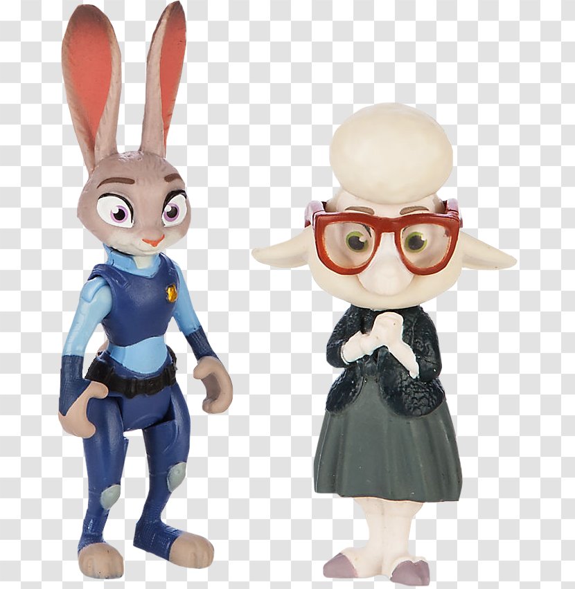 Lt. Judy Hopps Bellwether Nick Wilde Disney Tsum Action & Toy Figures - Zootopia Transparent PNG