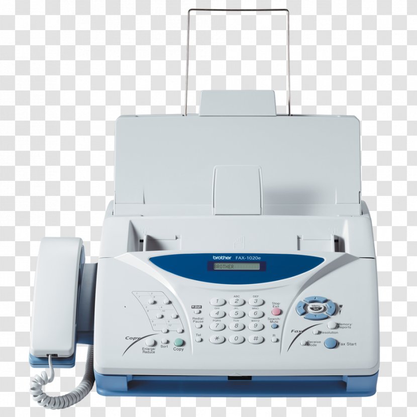 Fax Brother Industries Paper Printer Photocopier - Machine Transparent PNG