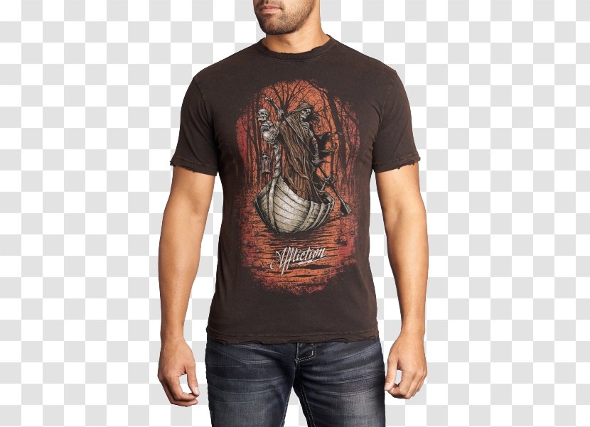 Long-sleeved T-shirt Affliction Clothing - Shirt Transparent PNG