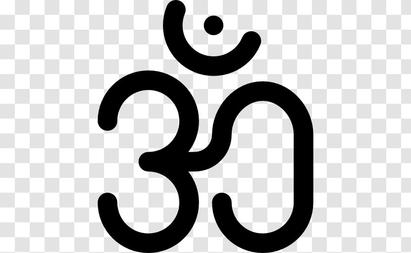 Om Vector - Black And White - Artwork Transparent PNG