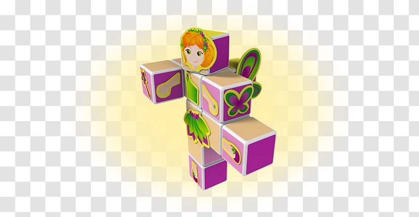 Toy Block Geomag Game Construction Set - Pink Fairy Tale World Transparent PNG