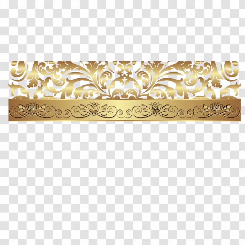 Gold - Red - Decorative Base Transparent PNG