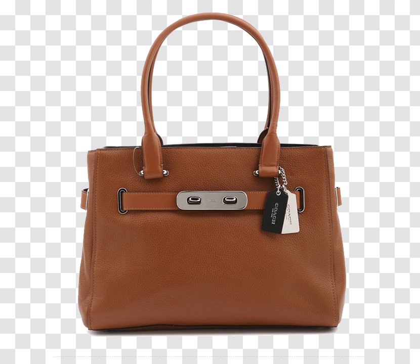 Tote Bag Handbag Leather - Polo Neck - Brown Transparent PNG