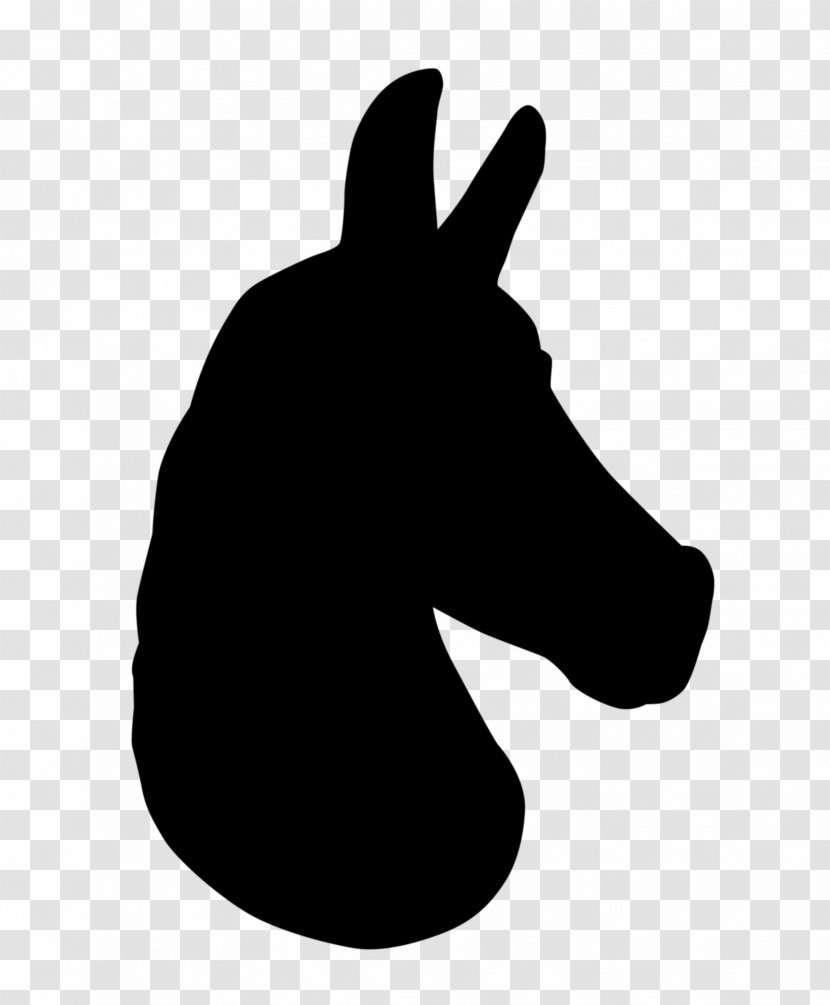 Clip Art Silhouette Snout Finger Pack Animal - Horse Transparent PNG