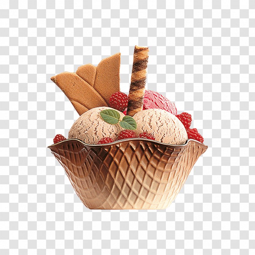 Ice Cream Cones Milkshake Gelato - Glass - Dessert Transparent PNG
