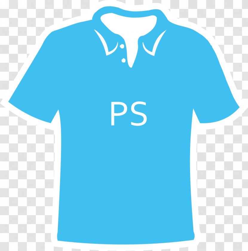 T-shirt Polo Shirt Malesuada Collar - Aqua - Southeast US Geography Transparent PNG