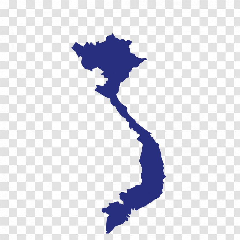 Vietnam Vector Map - Flag Of Transparent PNG