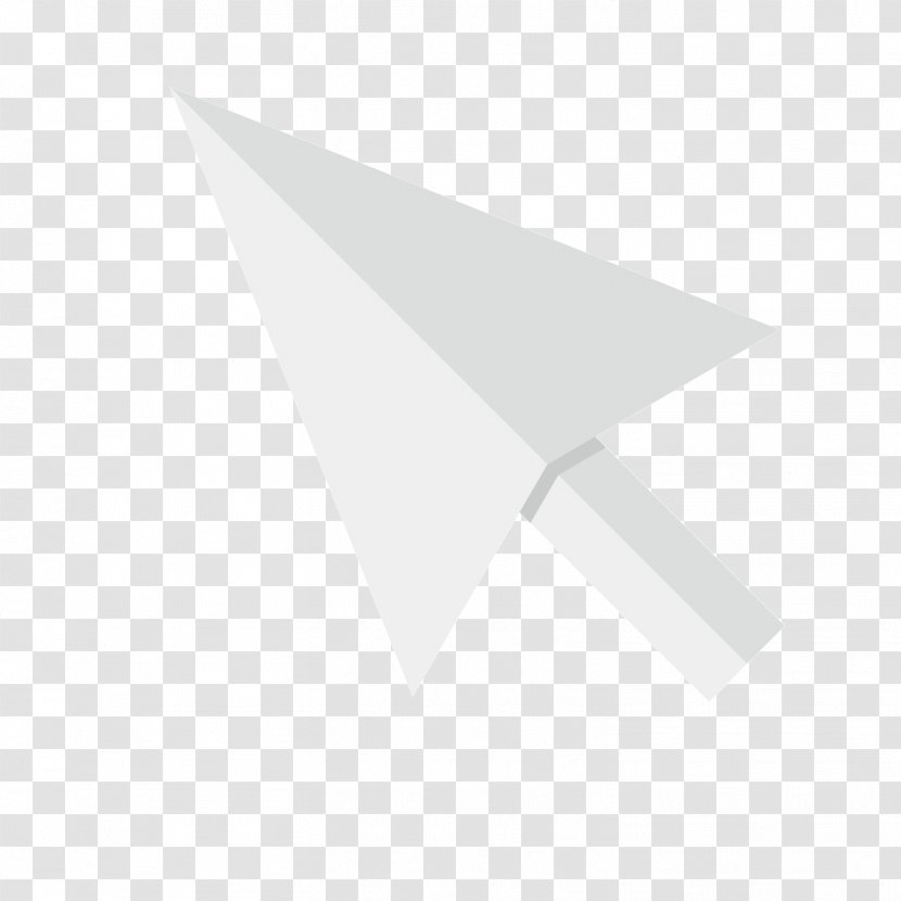 Triangle Area Point White - Mouse Click Transparent PNG