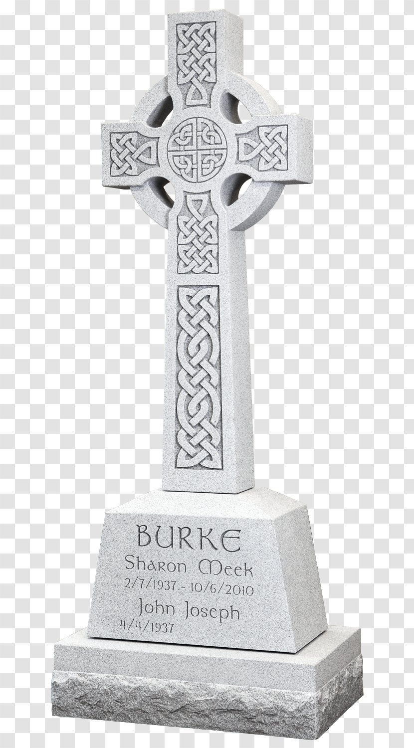 Headstone High Cross Celtic Cemetery - Memorial Transparent PNG