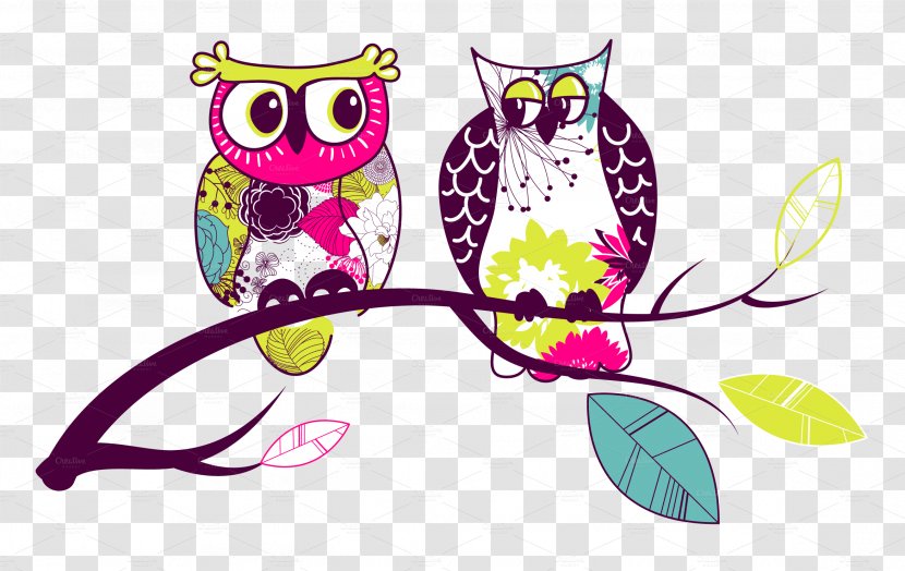 Baby Owls Bird Clip Art - Branch Transparent PNG